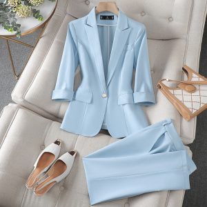 Stilla | Chic Kvinders Blazer & Bukser Sæt Online nu