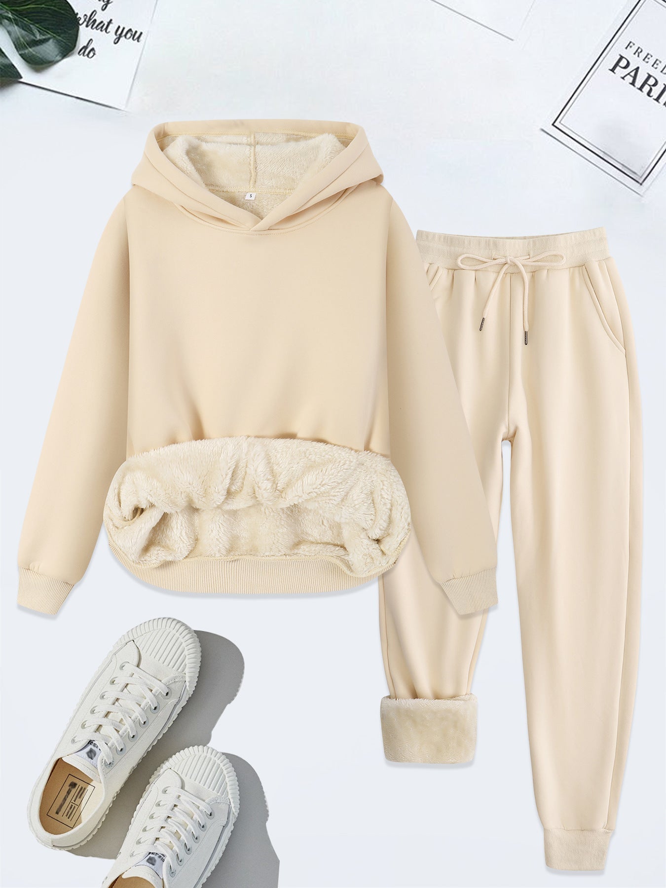 Stilla | Warm Hættetrøje Fleece Hættetrøje Loungewear Sæt & Bukser Rabat