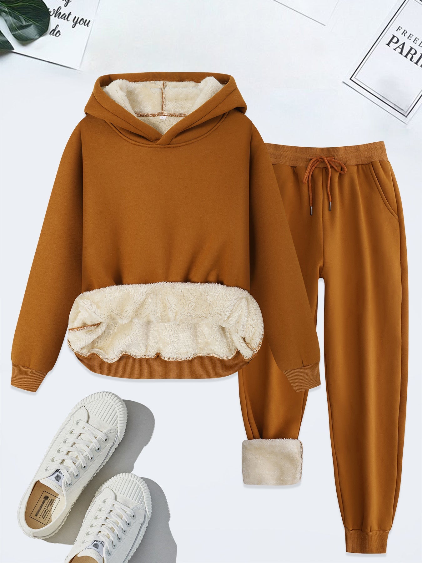 Stilla | Warm Hættetrøje Fleece Hættetrøje Loungewear Sæt & Bukser Rabat