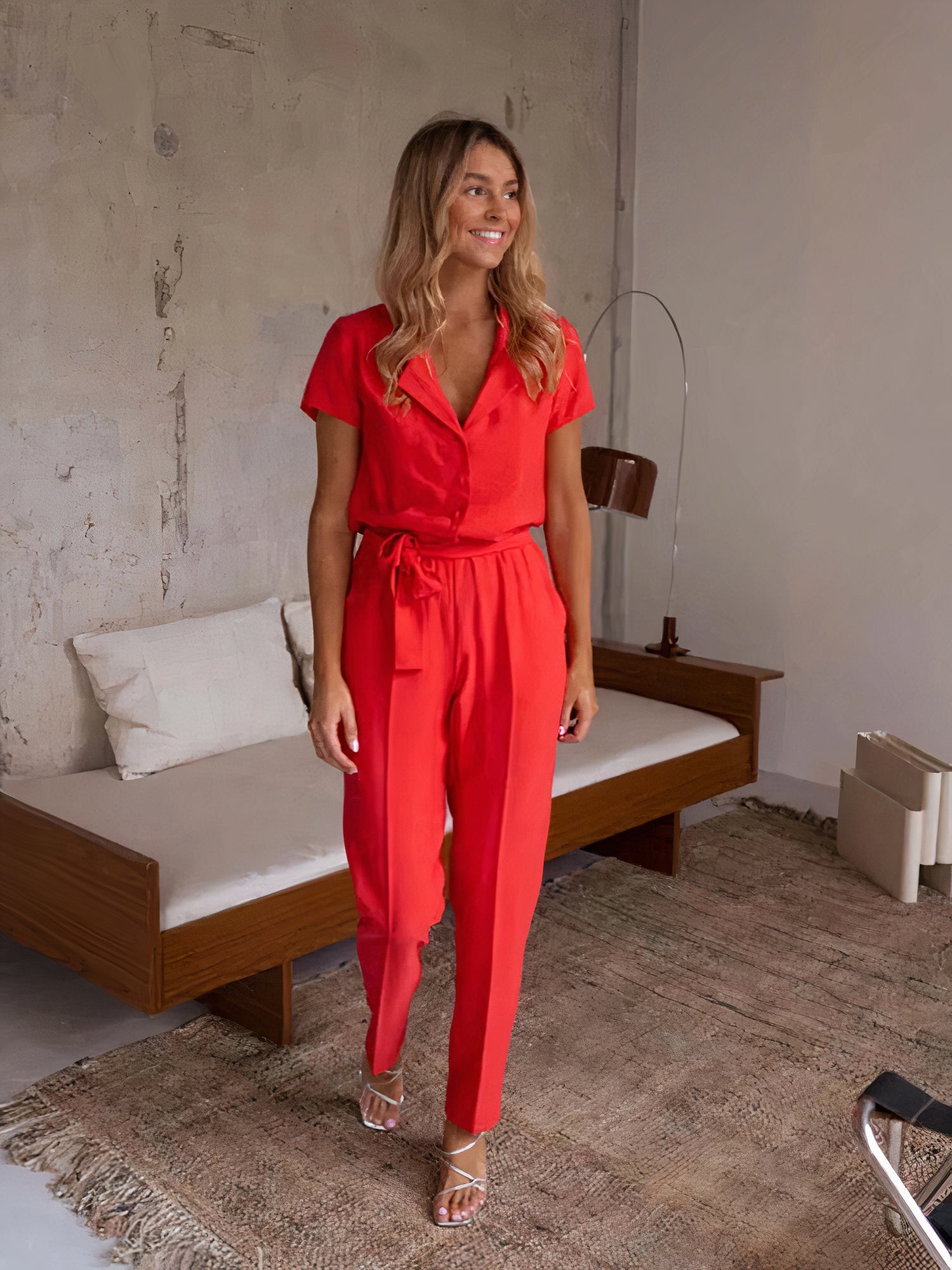 Stilla | Elegant jumpsuit med bælte