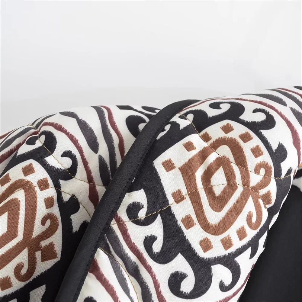 Stilla | Cardigan Med Retroprint til Kvinder Valor Online salg