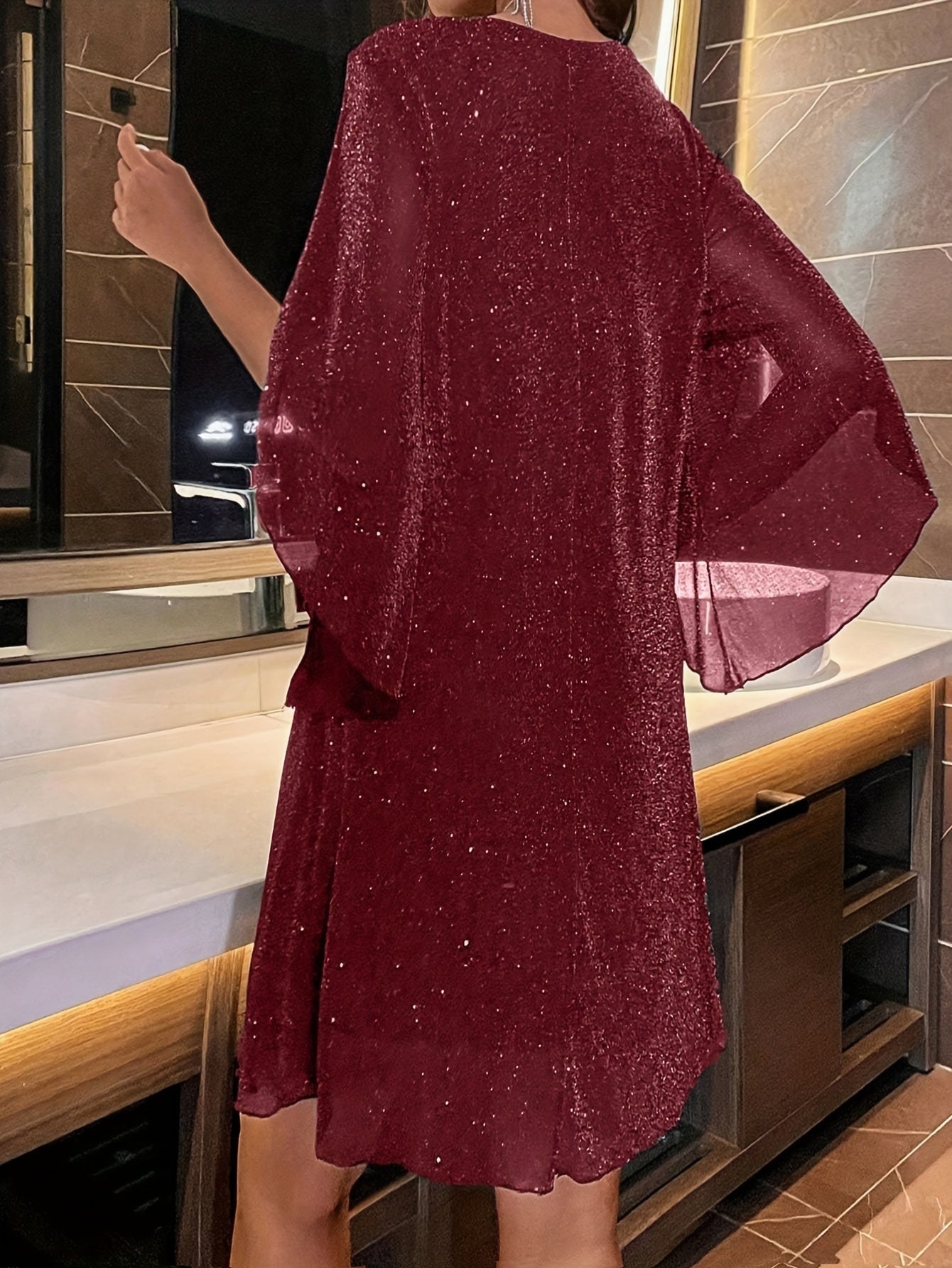 Stilla | Elegant Glitzer-Kjole til Aften Mode