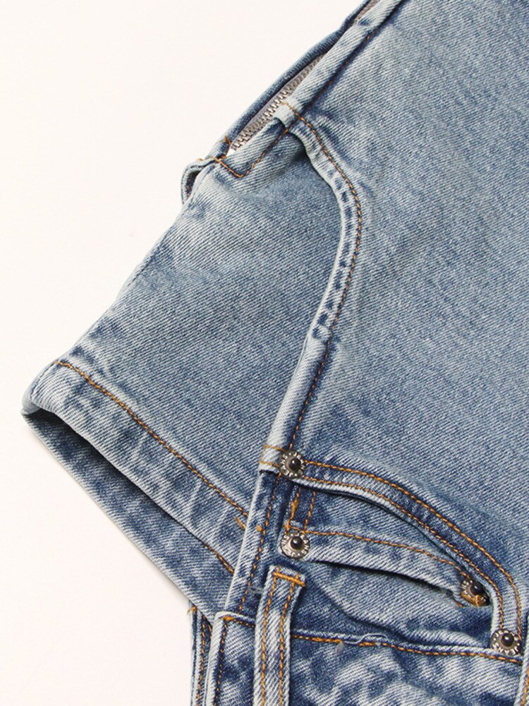 Stilla | Jean Lomme Nederdel Denim Shorts