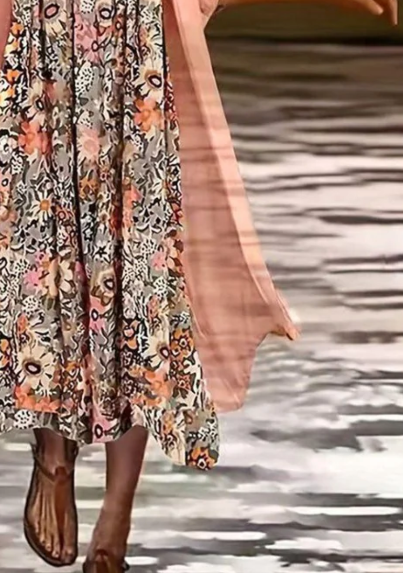 Stilla | Blomster Boho Kjole
