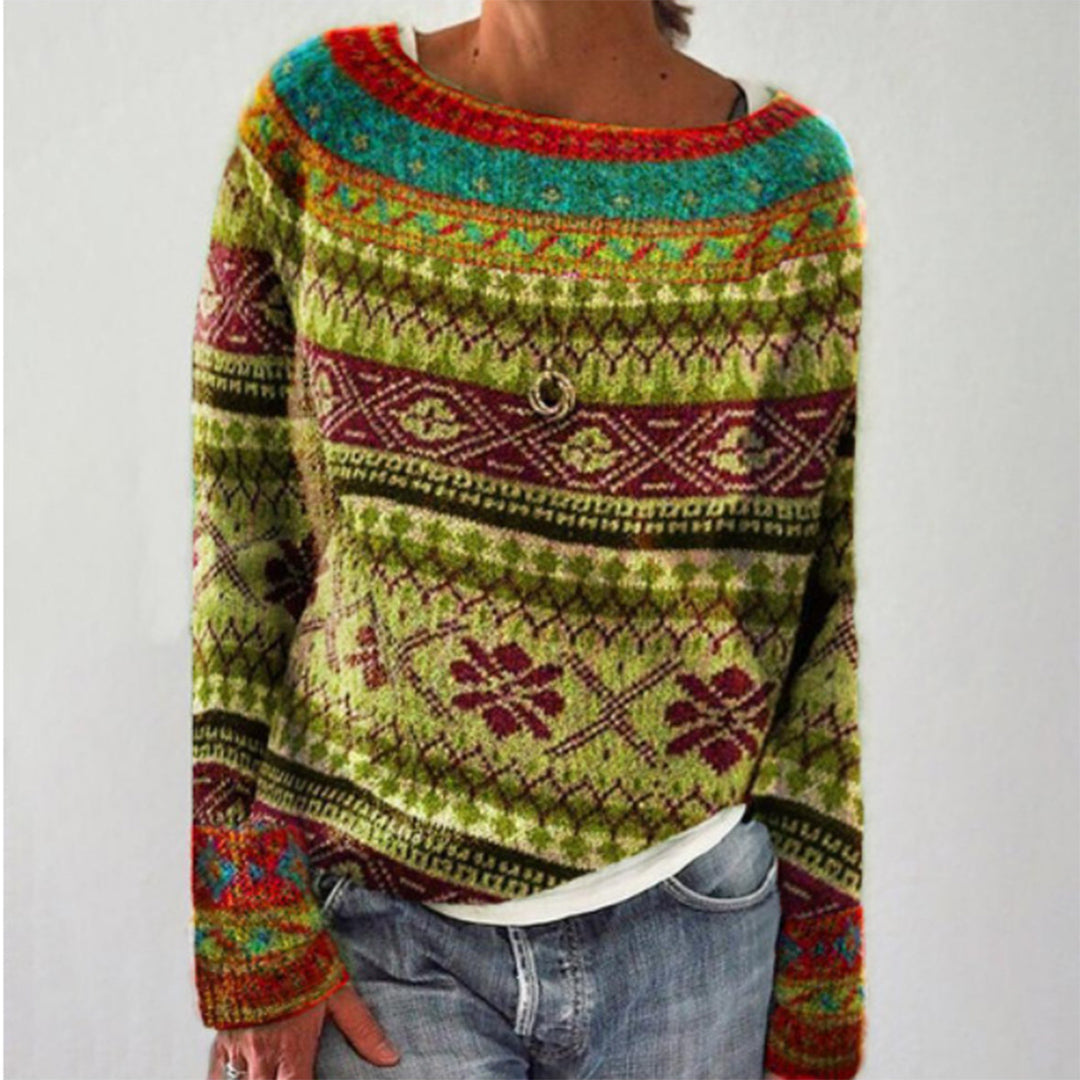 Stilla | Lang strikket sweater til kvinder