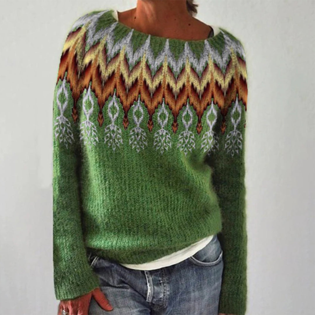 Stilla | Lang strikket sweater til kvinder