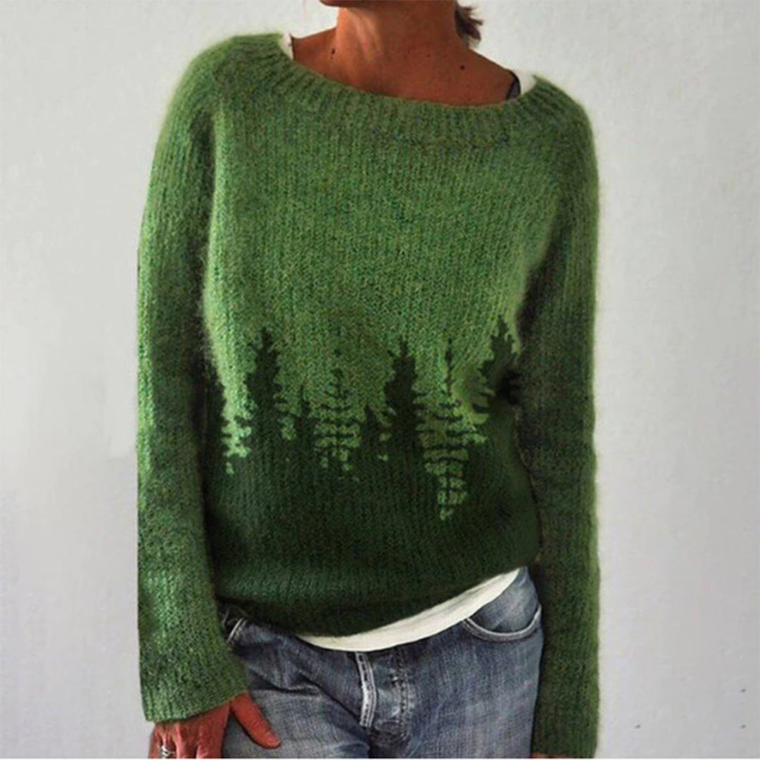 Stilla | Lang strikket sweater til kvinder