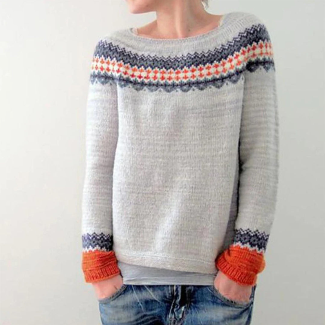 Stilla | Lang strikket sweater til kvinder