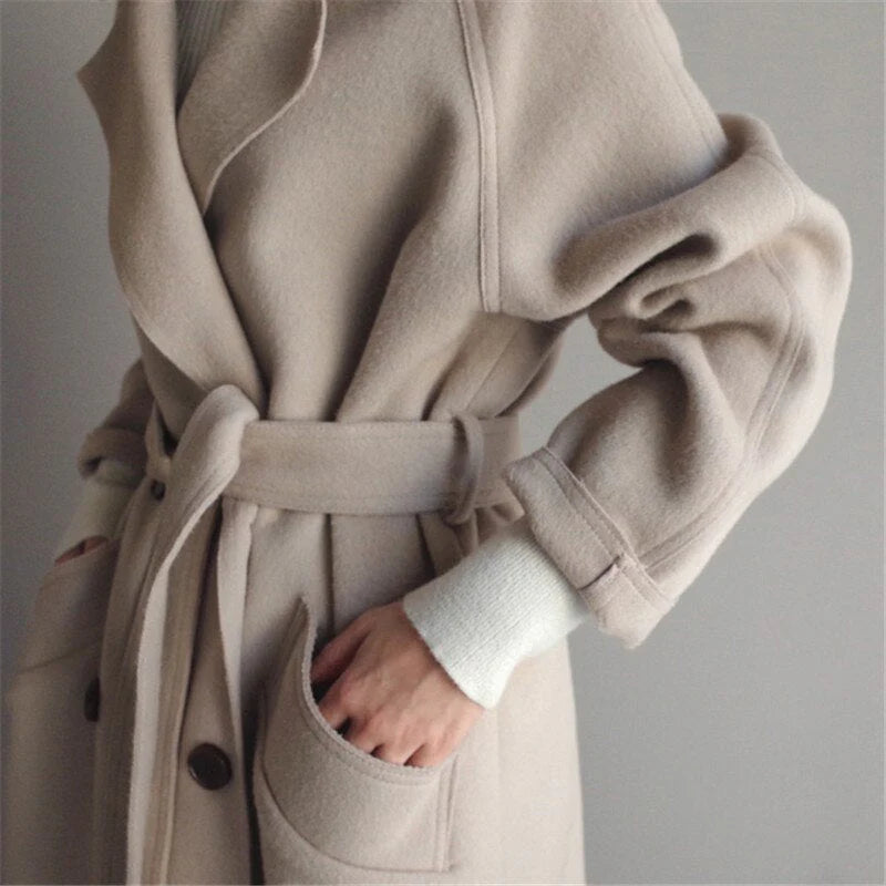 Stilla | Trench Khloe Med Uldfor Online