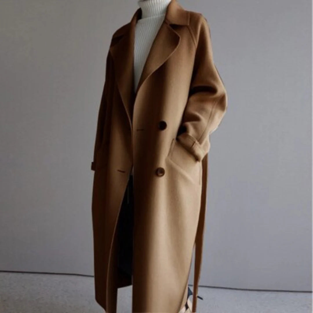 Stilla | Trench Khloe Med Uldfor Online