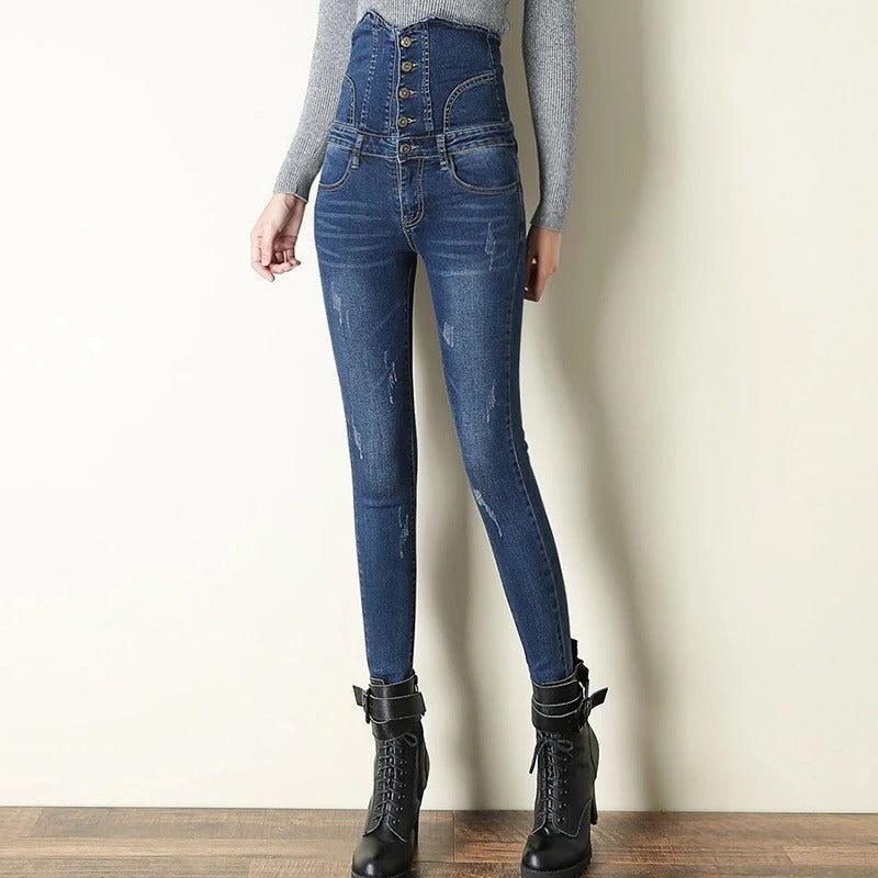 Stilla | Skinny jeans med høj talje til kvinder