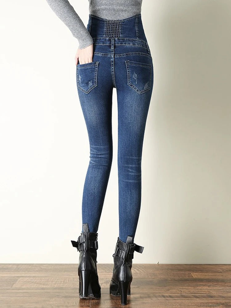 Stilla | Skinny jeans med høj talje til kvinder