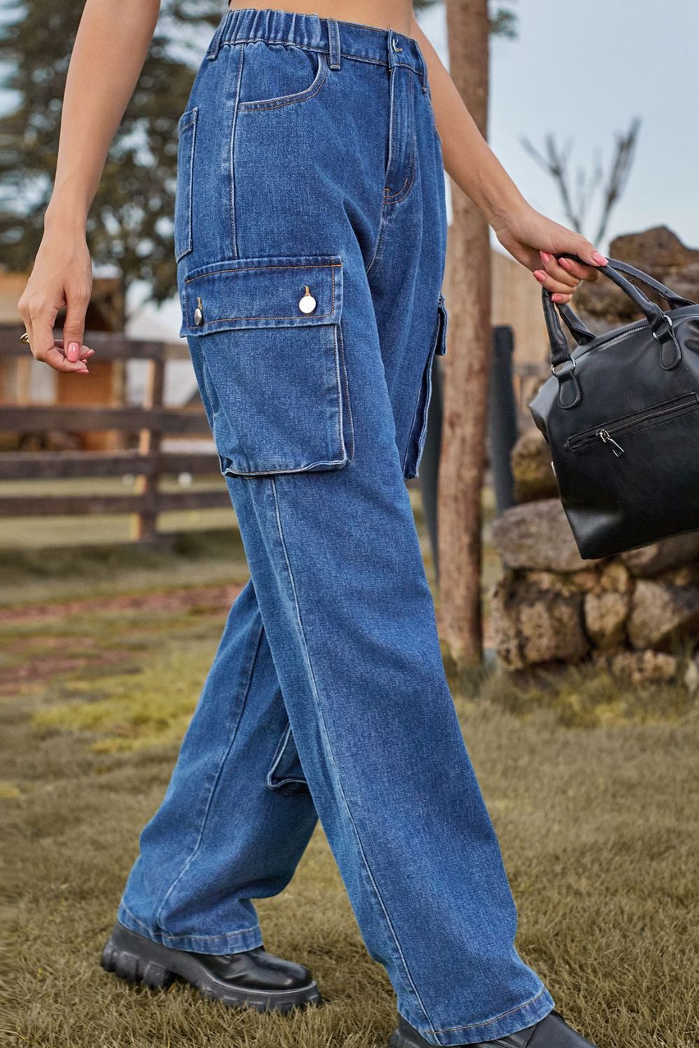 Stilla | Fit Lange Jeans Med Lommer Mode