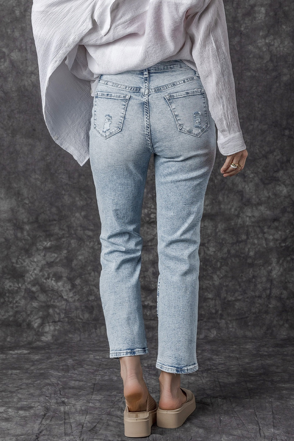Stilla | Høj Talje Jeans på udsalg