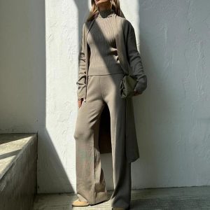 Stilla | Kvinders Hyggeligt Tre Delt Loungewear Sæt