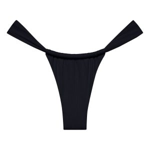 Stilla | Sort Rib Sandra Bikini Bund på udsalg