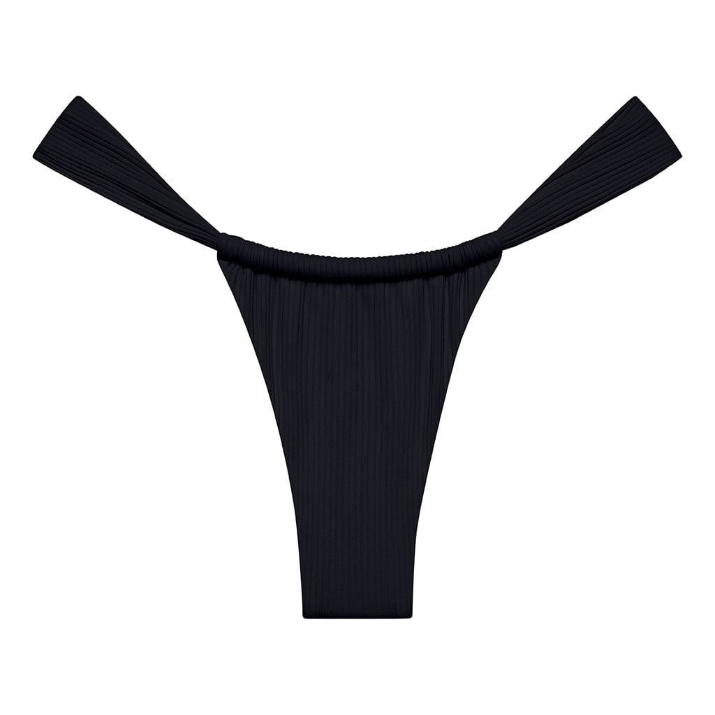 Stilla | Sort Rib Sandra Bikini Bund på udsalg