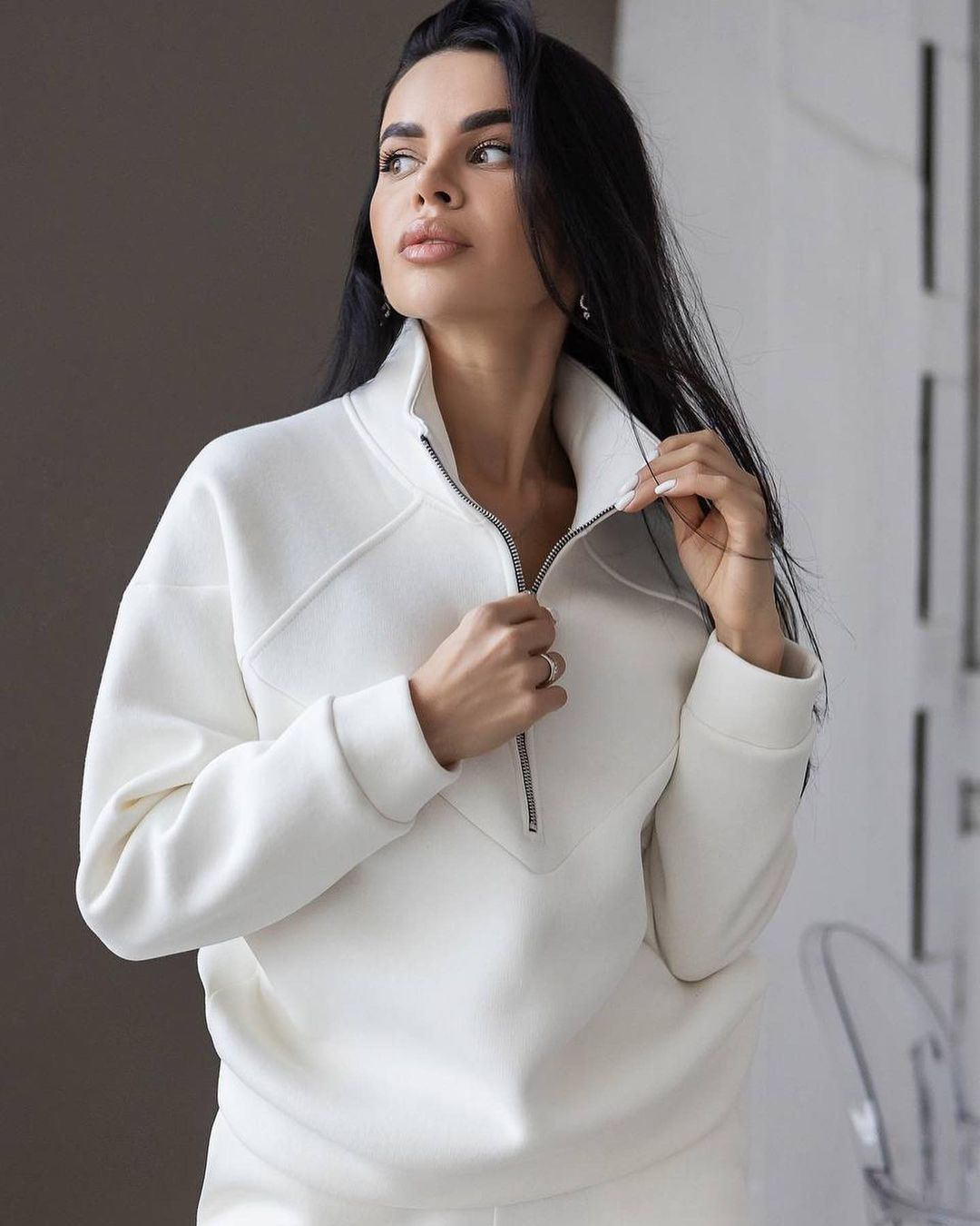 Stilla | Sæt Af Sweater Og Bukser Med Lynlås Og Sweat
