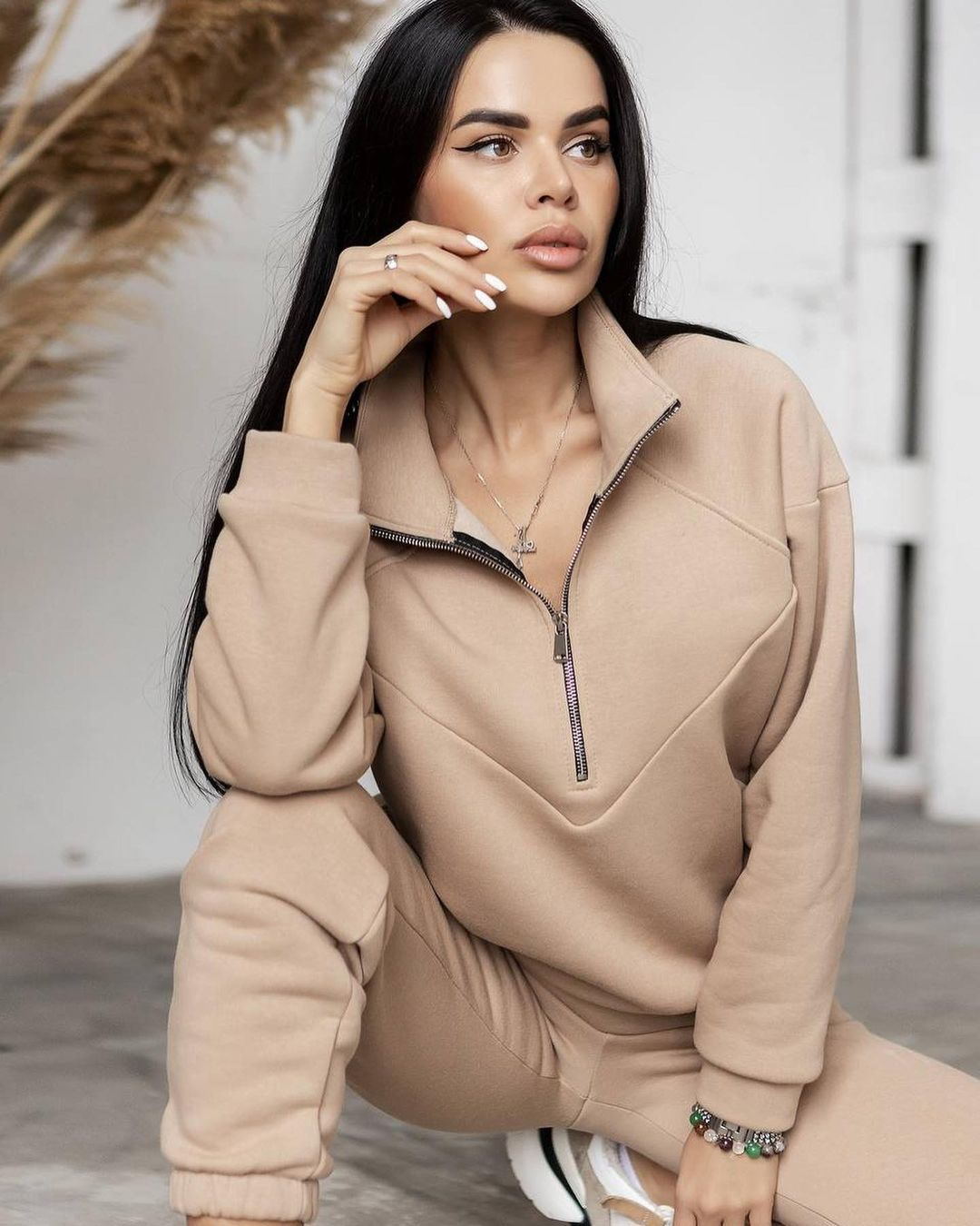 Stilla | Sæt Af Sweater Og Bukser Med Lynlås Og Sweat