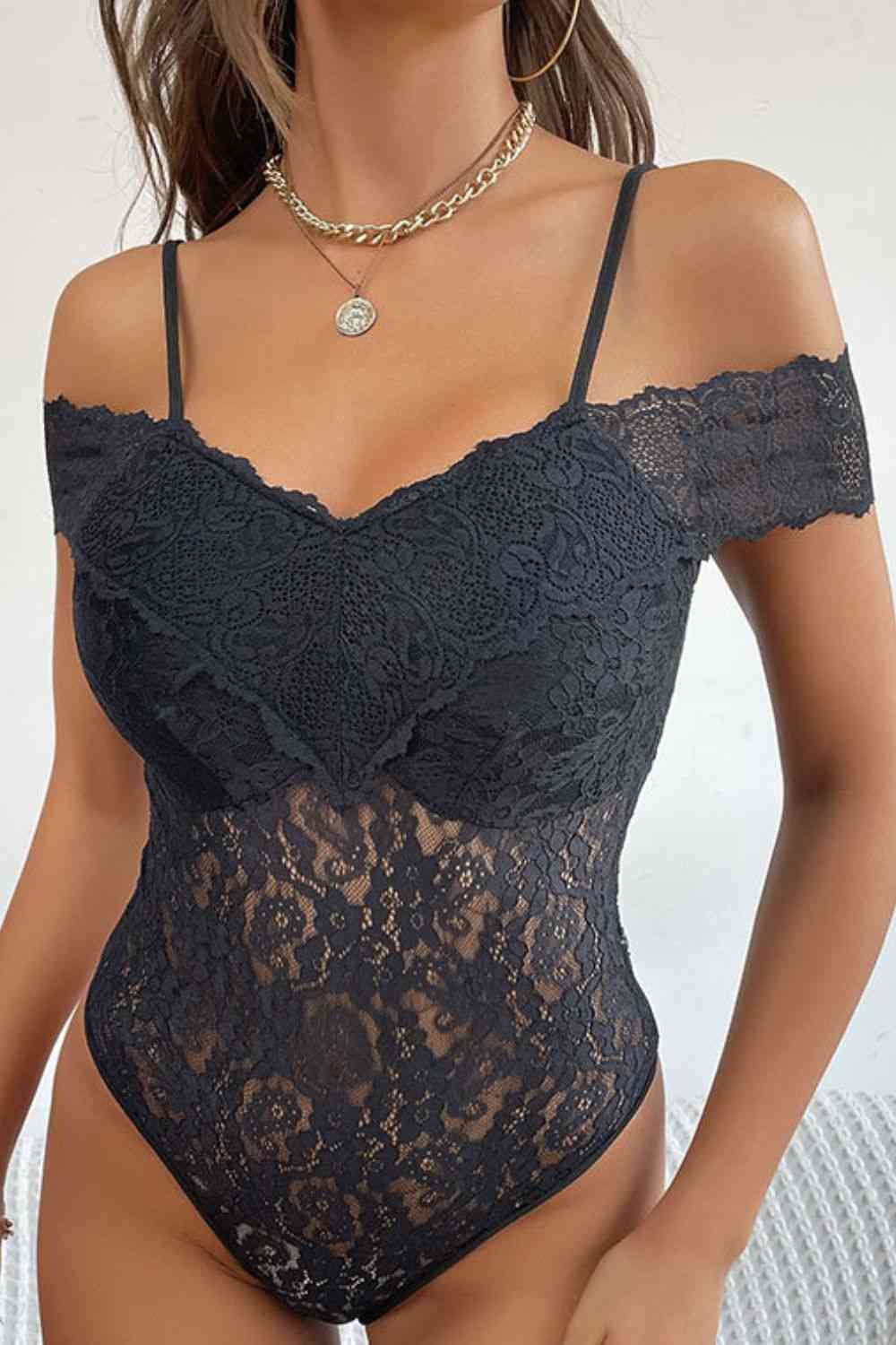 Stilla | Cold-shoulder Bodysuit