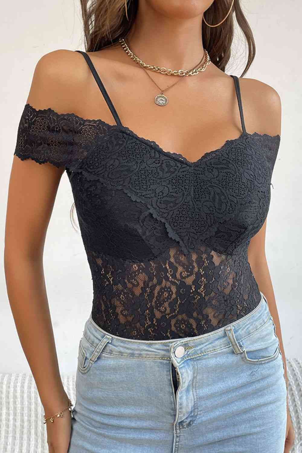 Stilla | Cold-shoulder Bodysuit