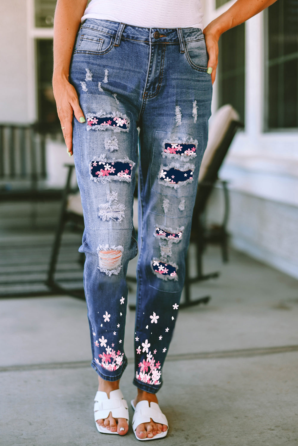 Stilla | Slidte Jeans med Lommer