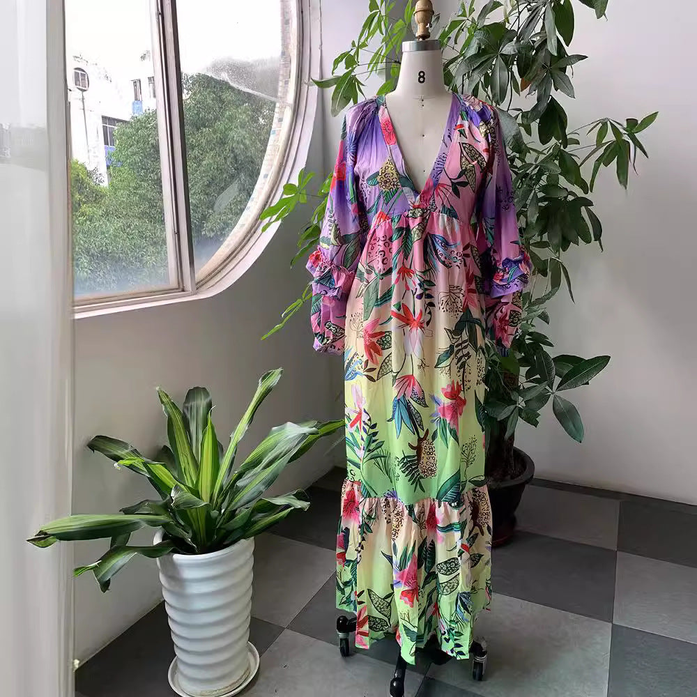 Stilla | Elegant Sexet Slankende Lang Kjole Rabat