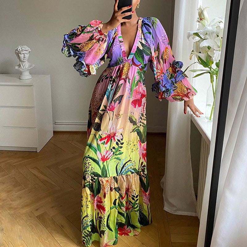 Stilla | Elegant Sexet Slankende Lang Kjole Rabat