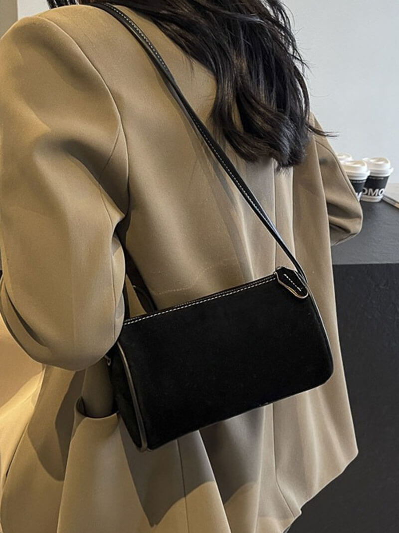 Stilla | Elegant Skuldertaske i Ruskind