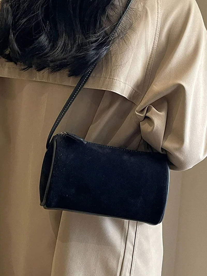 Stilla | Elegant Skuldertaske i Ruskind