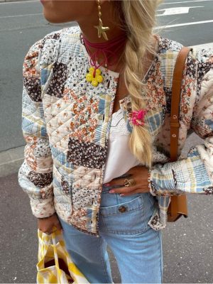 Stilla | Élodiecasual Quilted Jacket Online salg