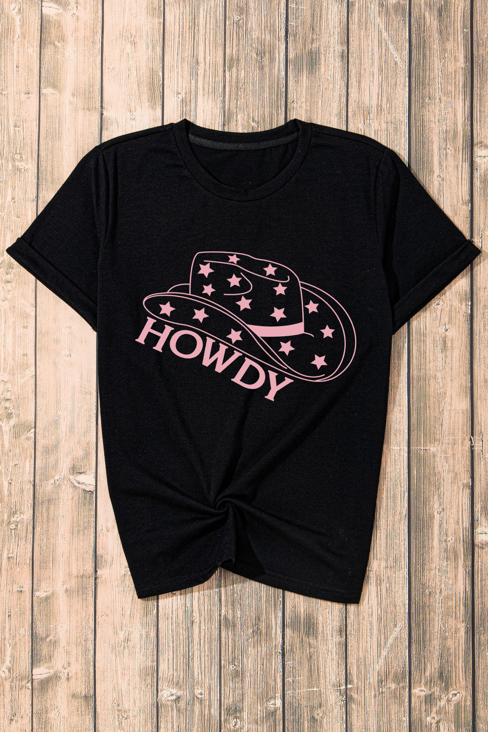 Stilla | HOWDY Rund hals Korte ærmer T-shirt