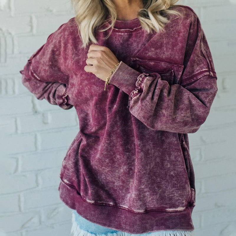Stilla | Langærmet Sweatshirt Med Hals