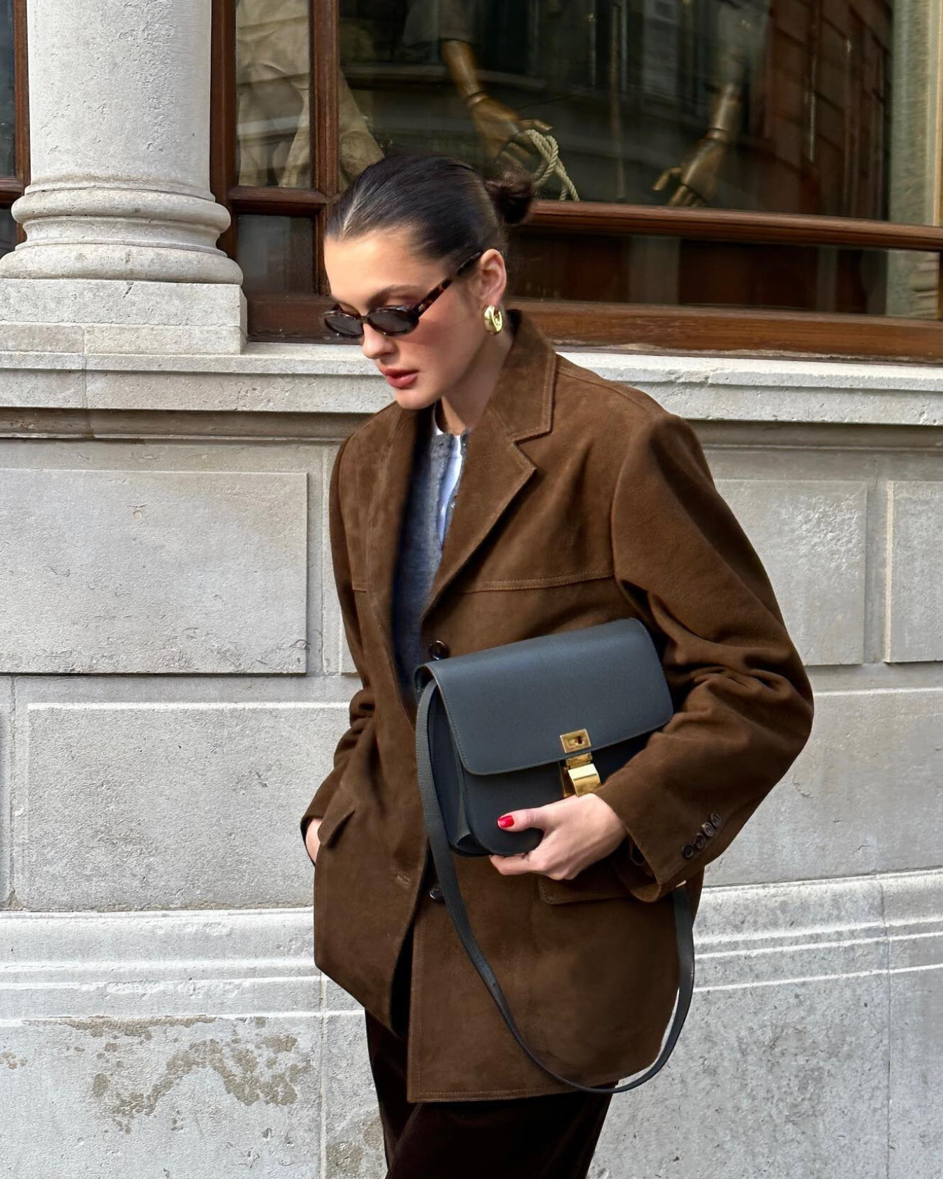 Stilla | Syntetisk læder Blazer Elegance