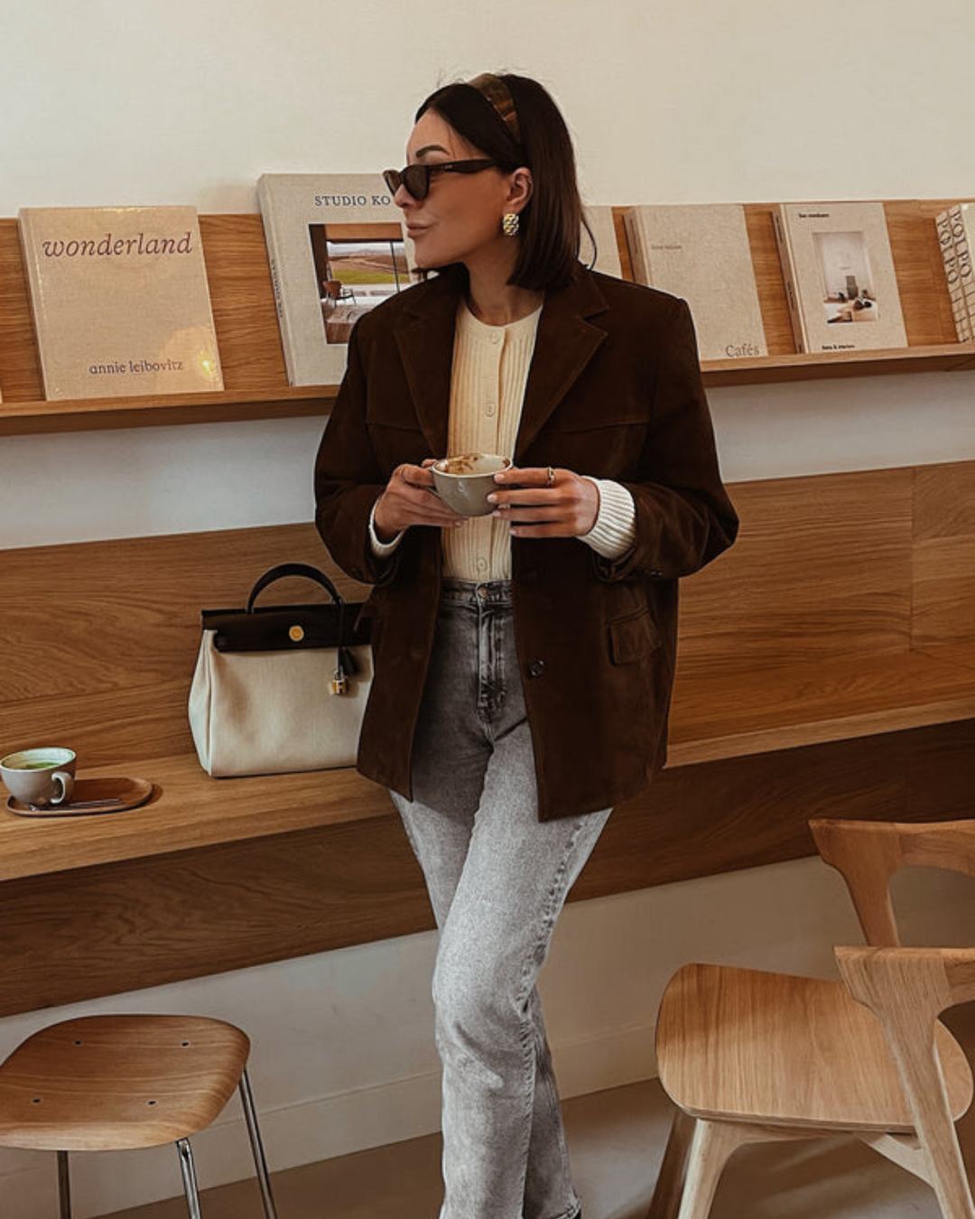 Stilla | Syntetisk læder Blazer Elegance