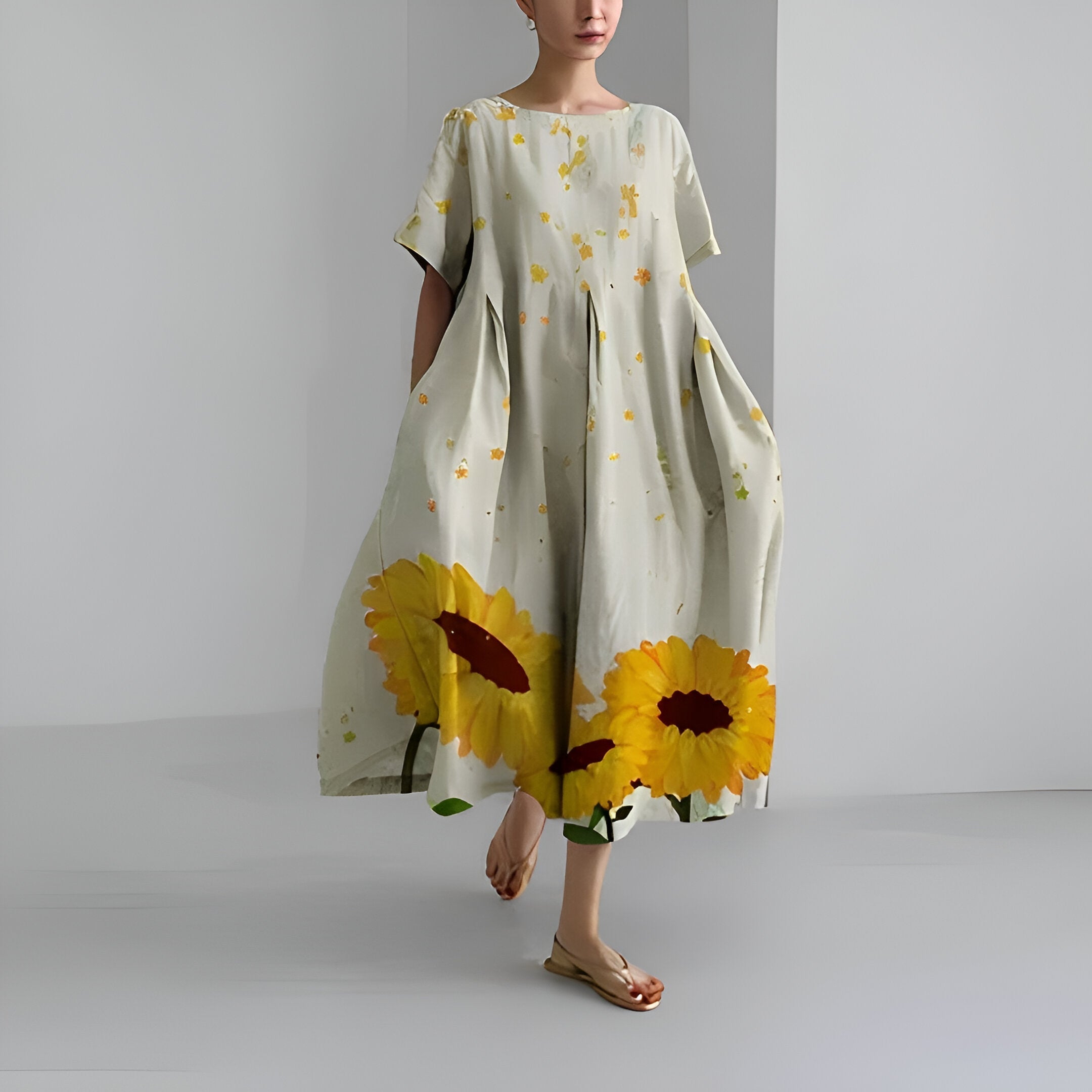 Stilla | Blomstrende Blomsterkjole Mode