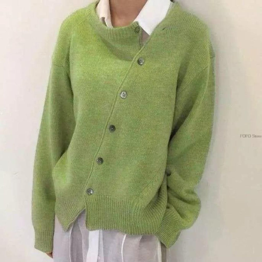 Stilla | Luksuriøs Cashmere Strikketrøje Med Knaplukning Hot på udsalg