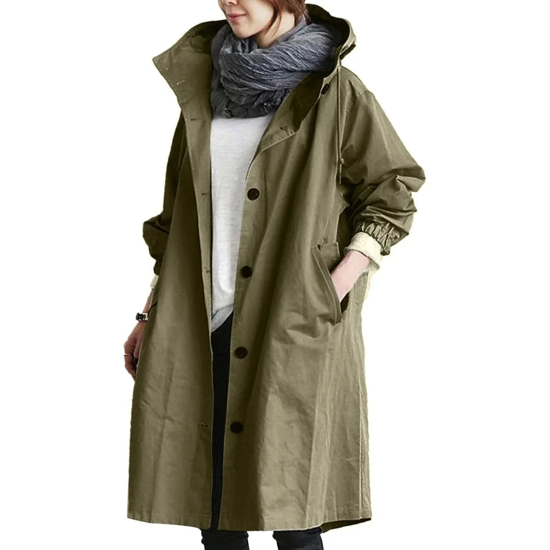 Stilla | Vandtæt Trenchcoat Til Kvinder Lang Online nu