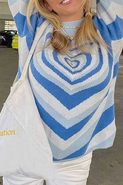 Stilla | Lækkert Sweatshirt Med Kontrasterende Ståkrave I Street Art Print Patchwork Online nu