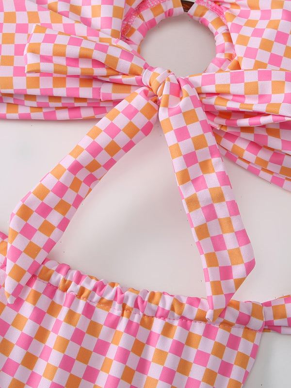 Stilla | Blomster Ternet Print Bandeau Bikini på udsalg