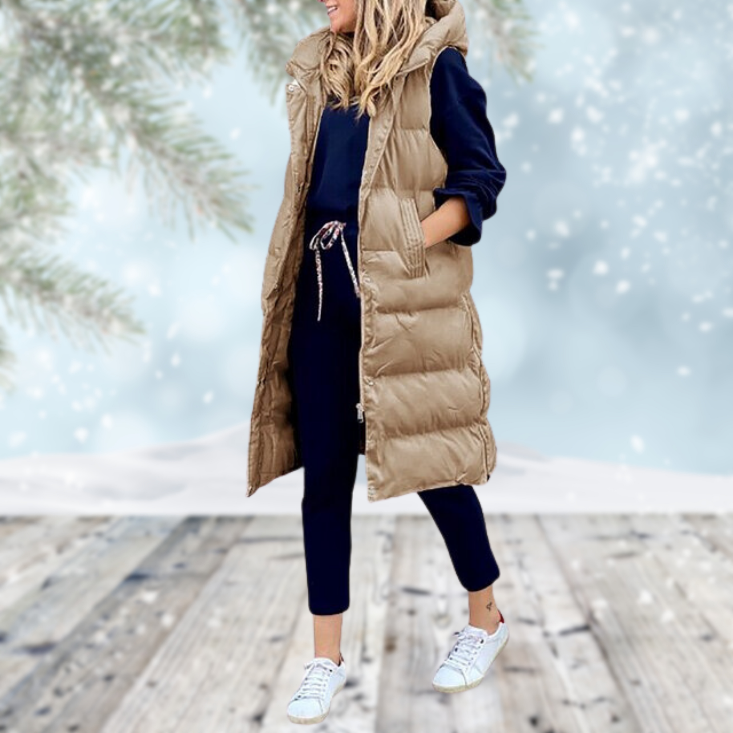 Stilla | Lang Vest Frakke Mindi