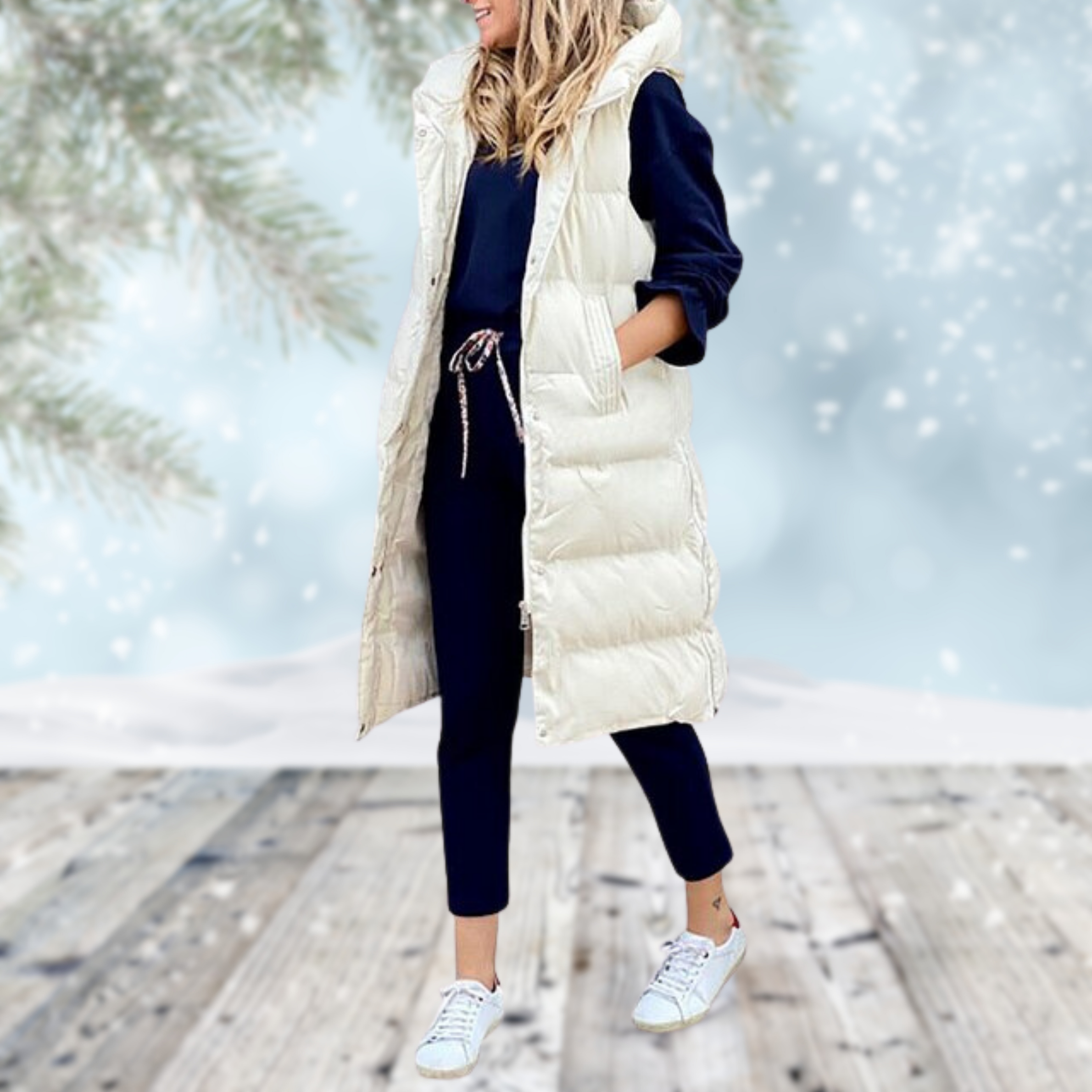 Stilla | Lang Vest Frakke Mindi