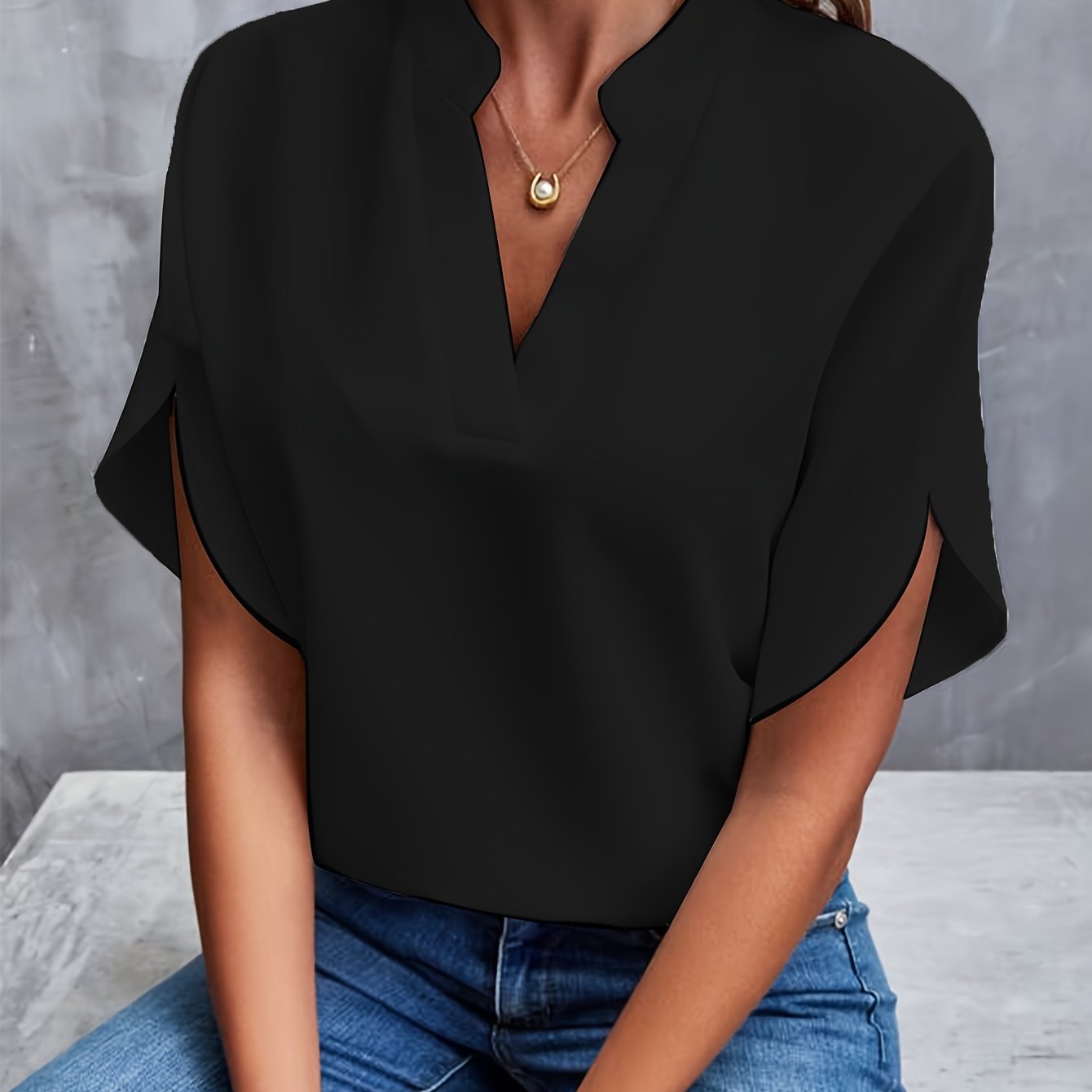 Stilla | Stilfuld Bluse Polyester Sofistikeret & Komfortabel