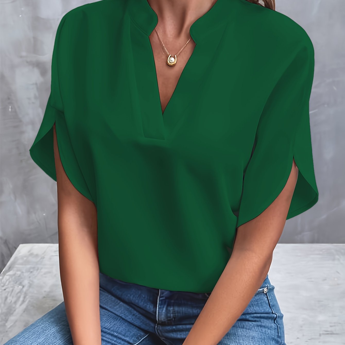 Stilla | Stilfuld Bluse Polyester Sofistikeret & Komfortabel