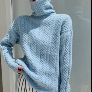 Stilla | Kashmir Sømmet Turtleneck Trøje