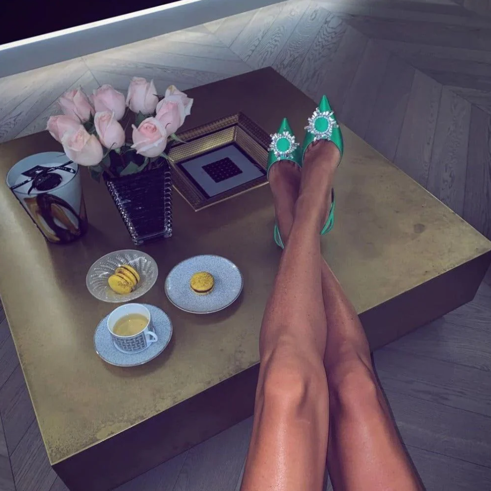 Stilla | Krystalpumps Damer Glamourøs Og Elegant