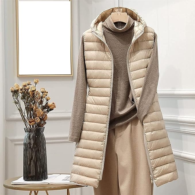 Stilla | Lang P olstret Vest Online salg