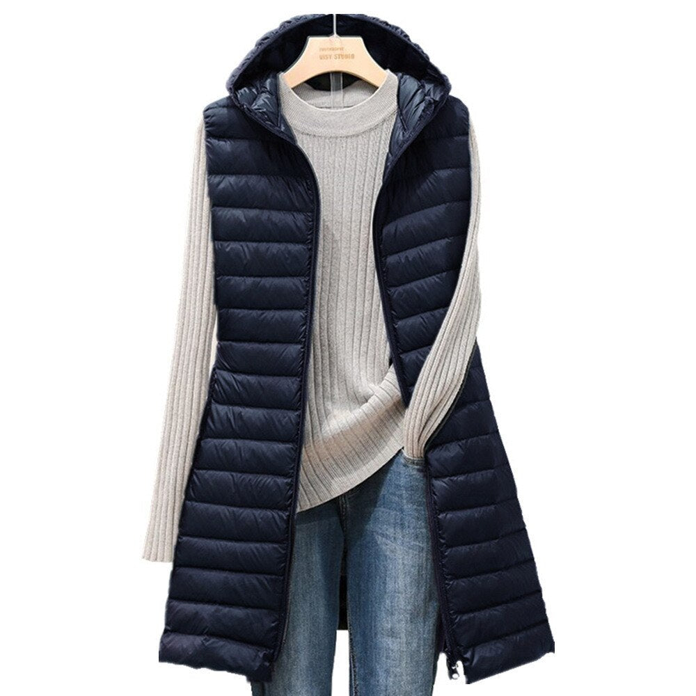 Stilla | Lang P olstret Vest Online salg
