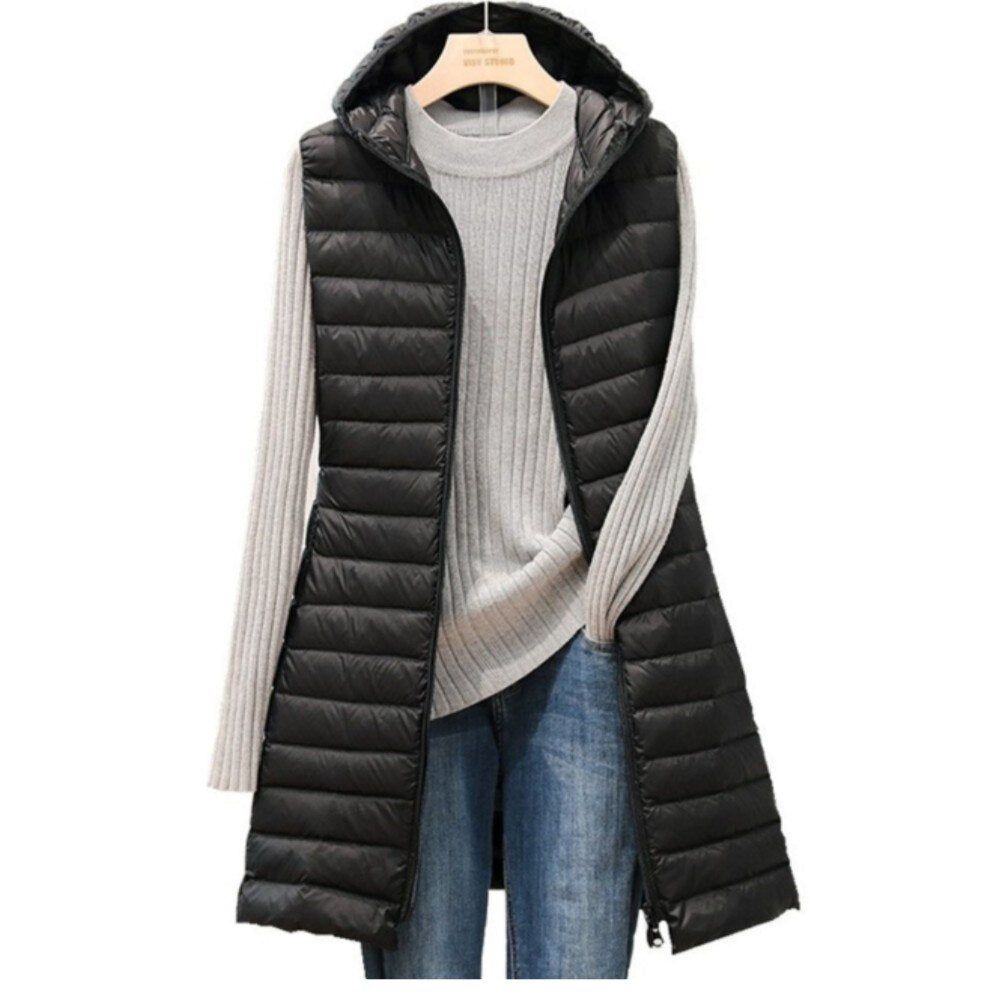 Stilla | Lang P olstret Vest Online salg