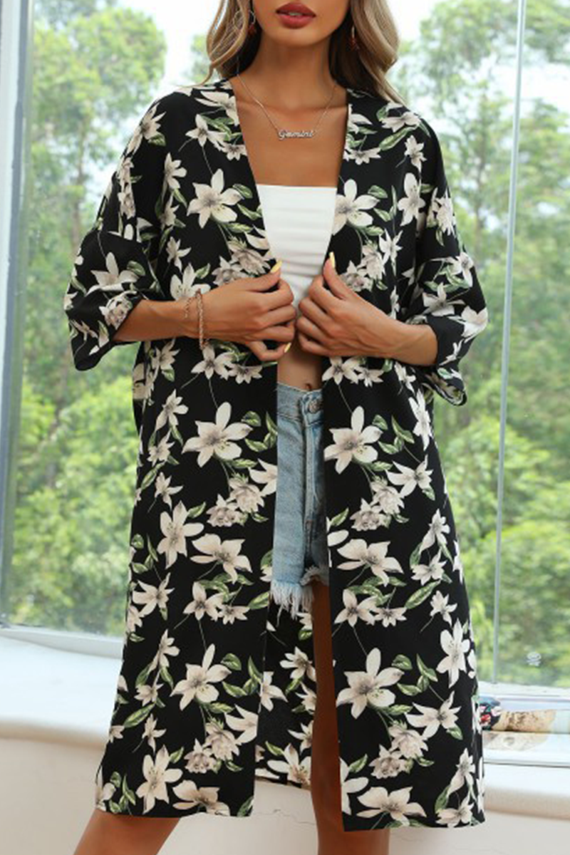 Stilla | Afslappet Floral Basic Toppe Rabat